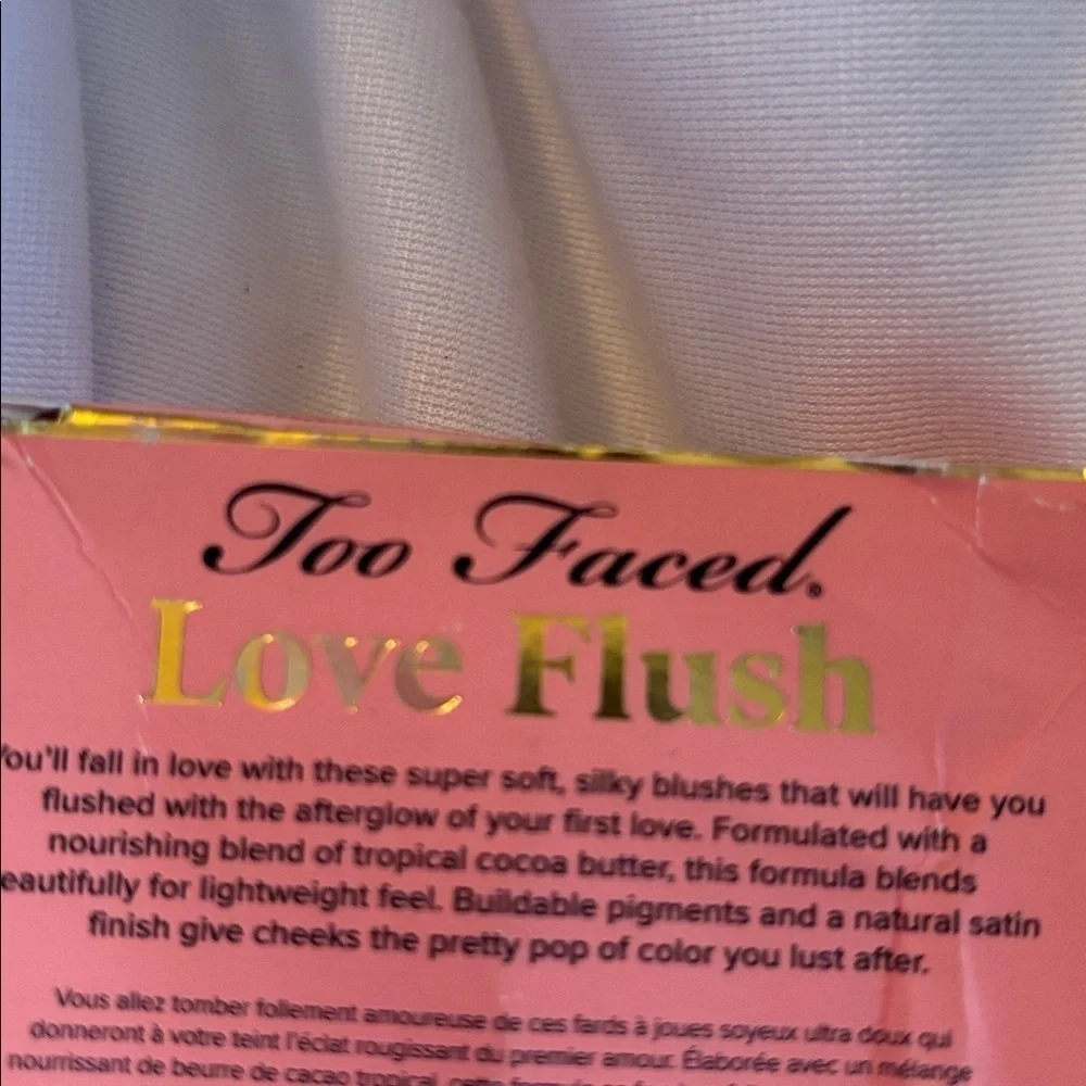 Too Faced love yourself   DISCONTINUED Love Flush Watercolor Blush